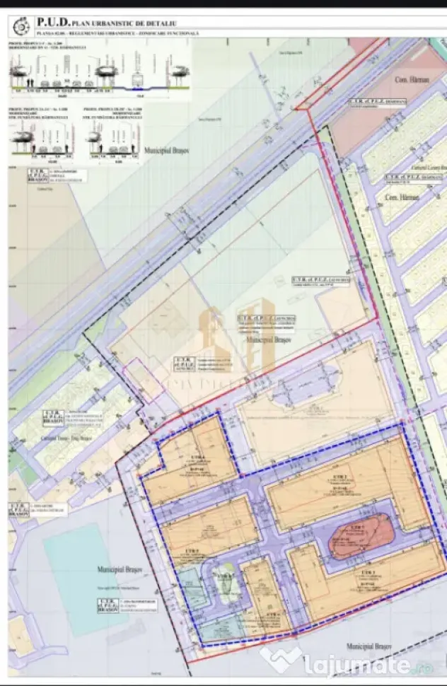 Teren intravilan cu proiect si autorizatie de construire Bra