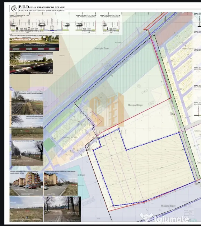 Teren intravilan cu proiect si autorizatie de construire Bra