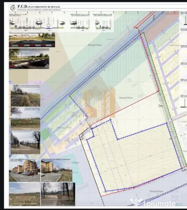 Teren intravilan cu proiect si autorizatie de construire Bra