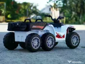 ATV electric pentru copii Kinderauto HL699 6x6, 4x 45W, 12V 14AH #white 