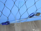 Plasă oțel protecție bagaje 80x60x30 cm 