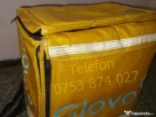 Geanta Glovo extensibila termica,rucsac folosit,Livrari alimente apa suc bauturi 