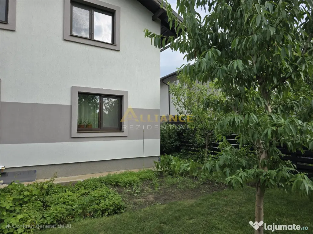 Casa mobilata si utilata- 4 camere - 2 bai - 350mp teren