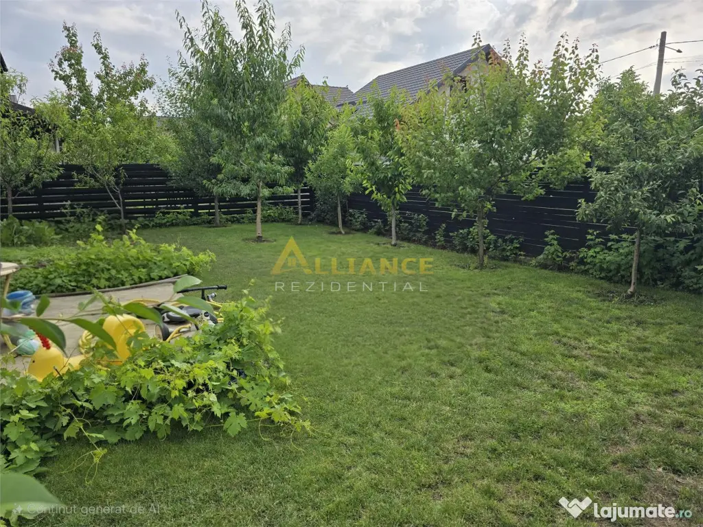 Casa mobilata si utilata- 4 camere - 2 bai - 350mp teren