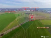 Teren intravilan 10.000 mp în Zona Industrială Sud Arad 