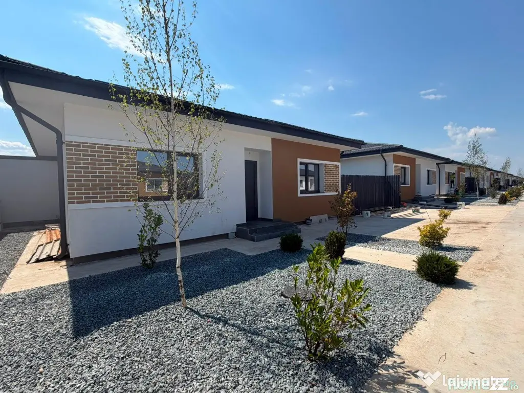 Casă individuală pe parter 135mp construiți, teren 400mp Tunari
