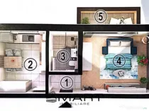 Garsoniera decomandată