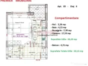NEW Garsoniera 39,15 mp - Aparatorii Patriei