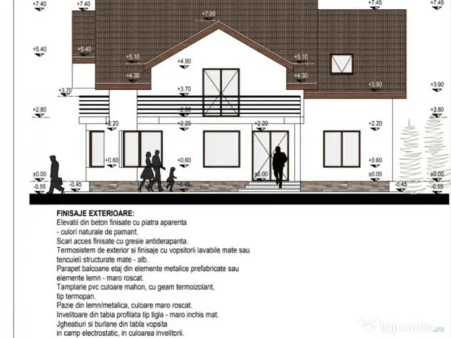 Casa eleganta pe 2 nivele, la 15 minute de Brasov, DJ 112A,