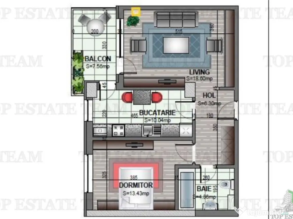 Apartament 2 camere spatios bloc finalizat sector 6-Militari