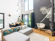 Vilă modernă în Paradisul Verde - Living spectaculos 