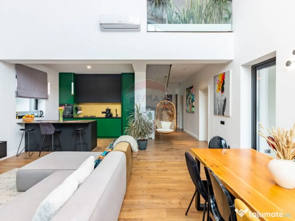 Vilă modernă în Paradisul Verde - Living spectaculos