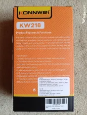 Analizor Baterie Auto KONNWEI KW218 - 6/12V, 100-2000CCA, 2-220Ah - NOU, SIGILAT 