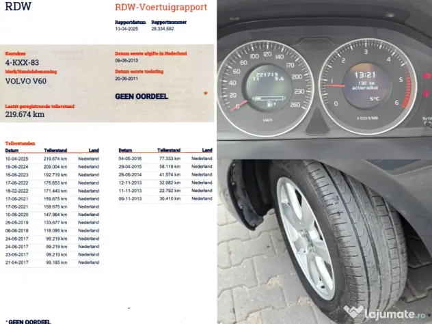 Volvo V60 Diesel, incalzire scaune, Navi, Carlig