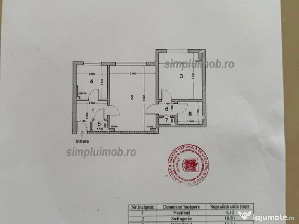 Gara de Nord Metrou superb renovat mobilat utilat