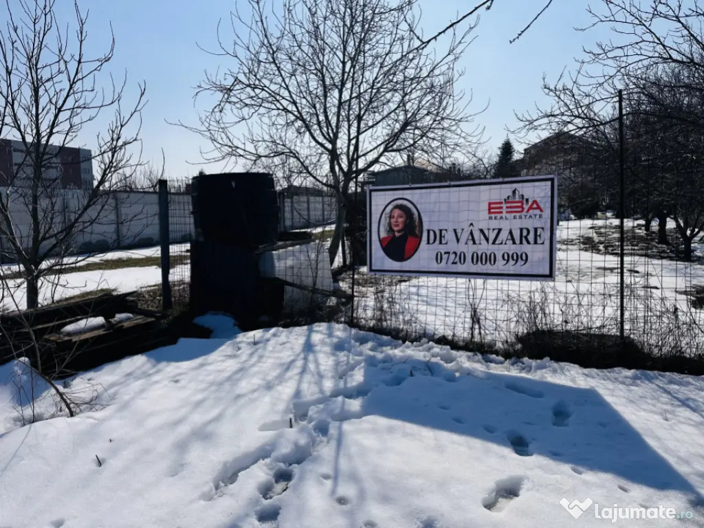 Teren superb 600 mp deschidere la asfalt , 11 m cu adâncime