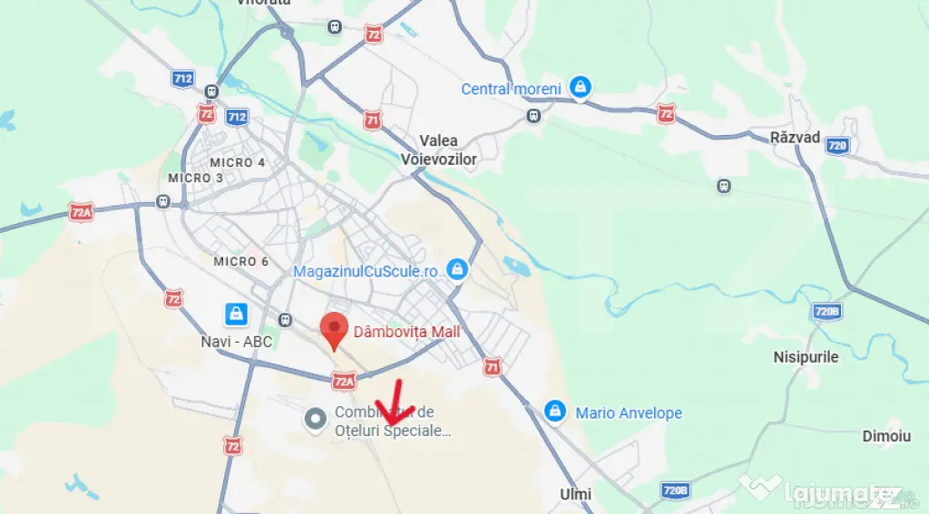 Teren Extravilan, 19.800 mp, Dambovita Mall