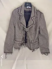 Costum de dama casual cu sacou si pantaloni wide leg 