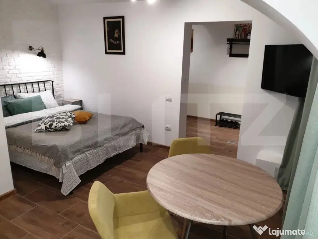 Studio cochet ultracentral - centrul istoric - mobilat și u
