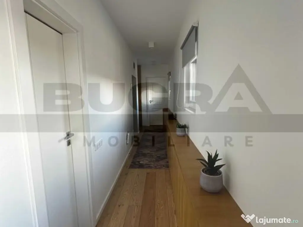 Apartament 3 camere 69 mp, parcare, 2 balcoane, Borhanci