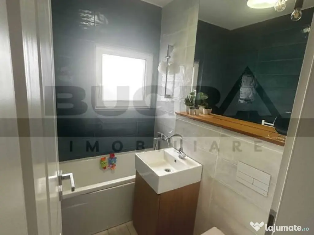 Apartament 3 camere 69 mp, parcare, 2 balcoane, Borhanci