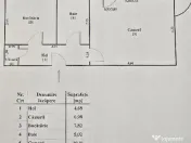 Vand apartament o camera, in Dorobanti, suprafata utila 47 mp, mobilat 