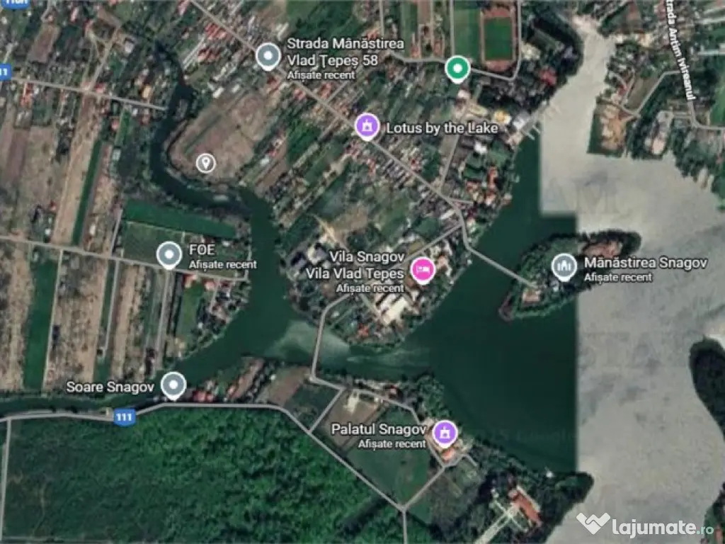 Teren pe malul lacului - Silistea Snagovului