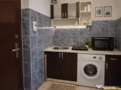 3D! Garsoniera cu baie si bucatarie, mobilata, loc parcare, 