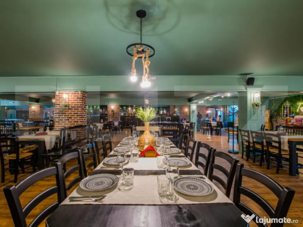 Săli evenimente, 1100 mp utili, teren 4263 mp, zona iesire