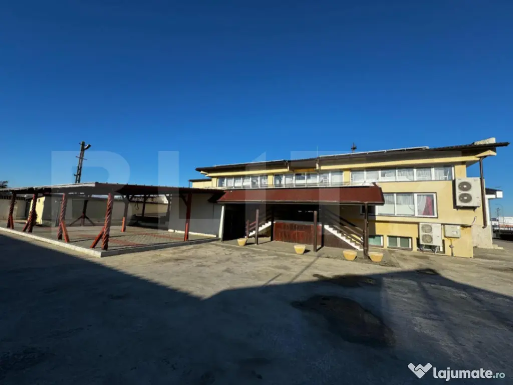 Săli evenimente, 1100 mp utili, teren 4263 mp, zona iesire