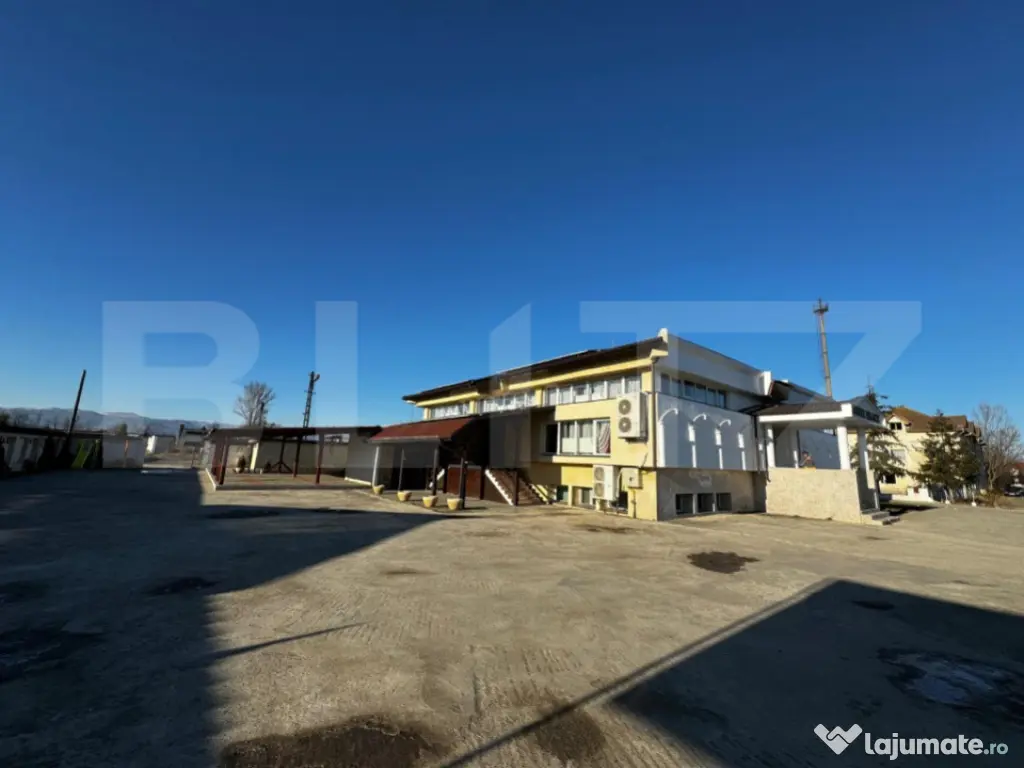 Săli evenimente, 1100 mp utili, teren 4263 mp, zona iesire