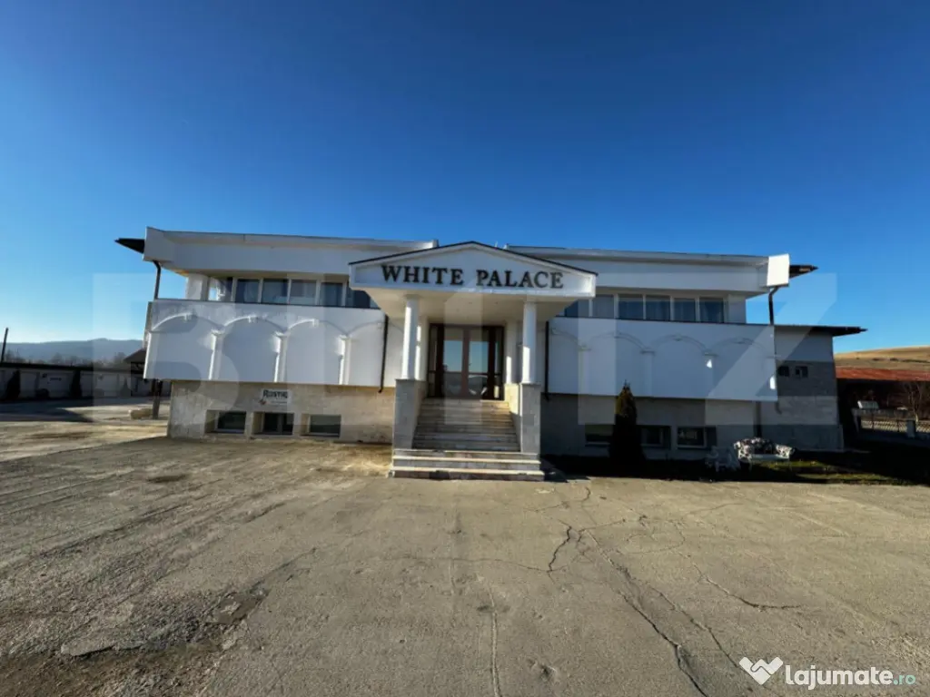 Săli evenimente, 1100 mp utili, teren 4263 mp, zona iesire