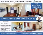 Apartament 3 cam. et. 2 in Moldova Nou#259;