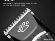 Masina Aparat Tuns Profesionala LED Lama Ceramica Acumulator Caini Pisici 