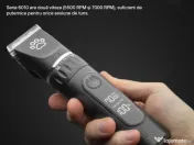 Masina Aparat Tuns Profesionala LED Lama Ceramica Acumulator Caini Pisici 