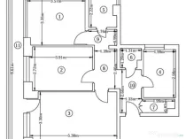 3cam.dec-1baie-disponibil imediat/Bvd Brancoveanu 130-132...