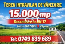 Teren intravilan cu deschidere la DN17 - 15.000 mp, zona ...