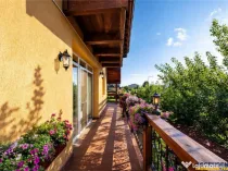 Vila luminoasa, gradina, priveliste panoramica spre munti, H