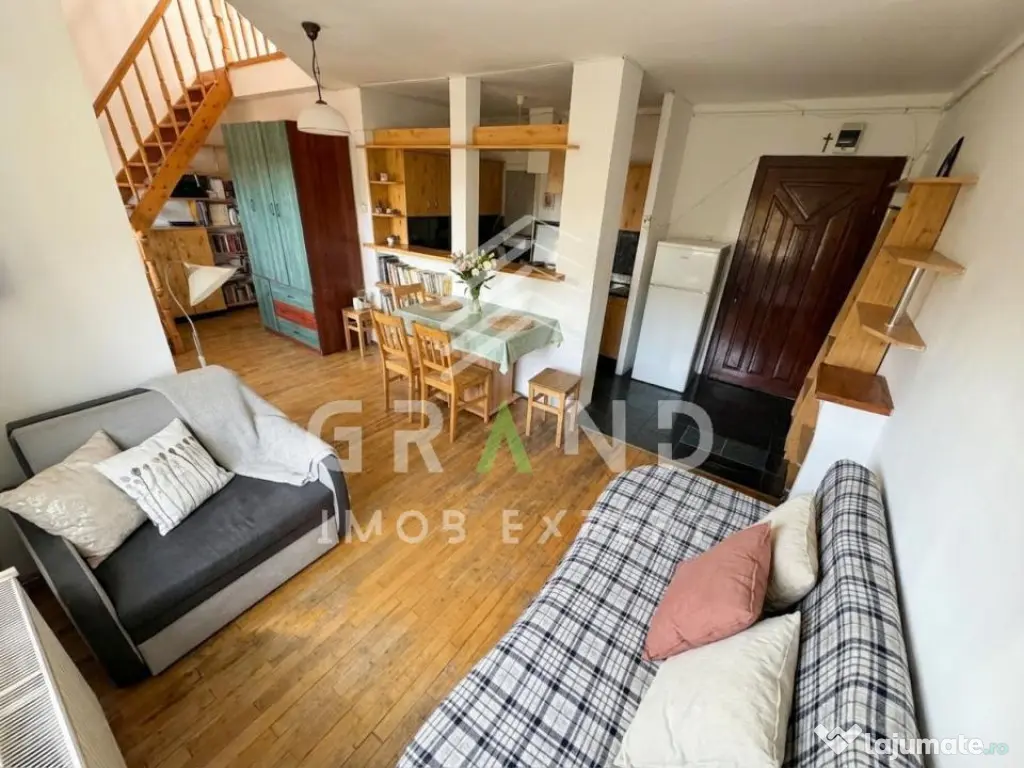 Apartament pe două nivele | 45 mp | Balcon | Mansardă | Gh