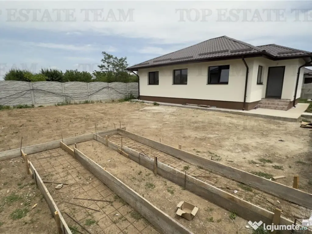 Casa individuala 4 camere pe parter, cu toate utilitatile si
