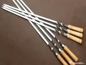 Ace pentru gratar frigarui 75cm camping tepusa pentru gratar 