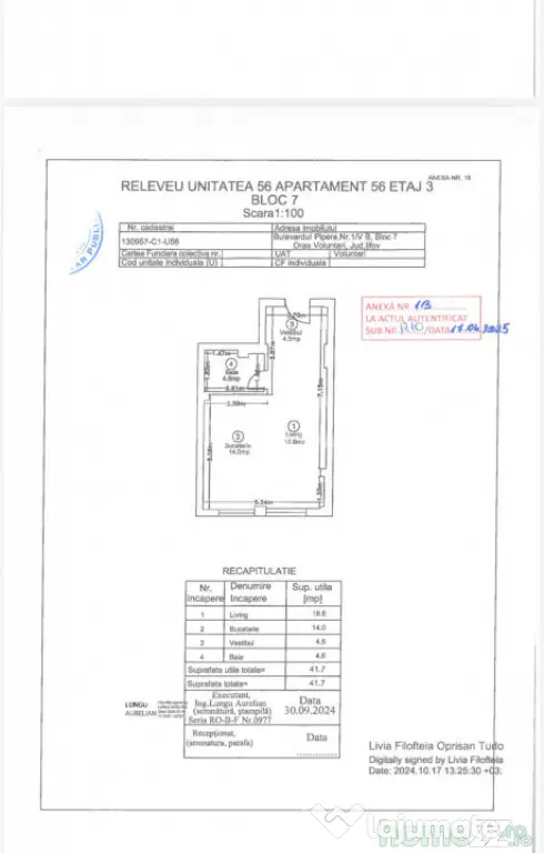 Studio premium Ivory Residence Pipera - Mobilat si Utilat