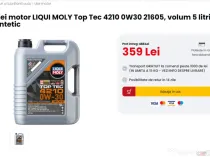 Ulei motor LIQUI MOLY Top Tec 4210 0W30 21605, volum 5 litri, sintetic