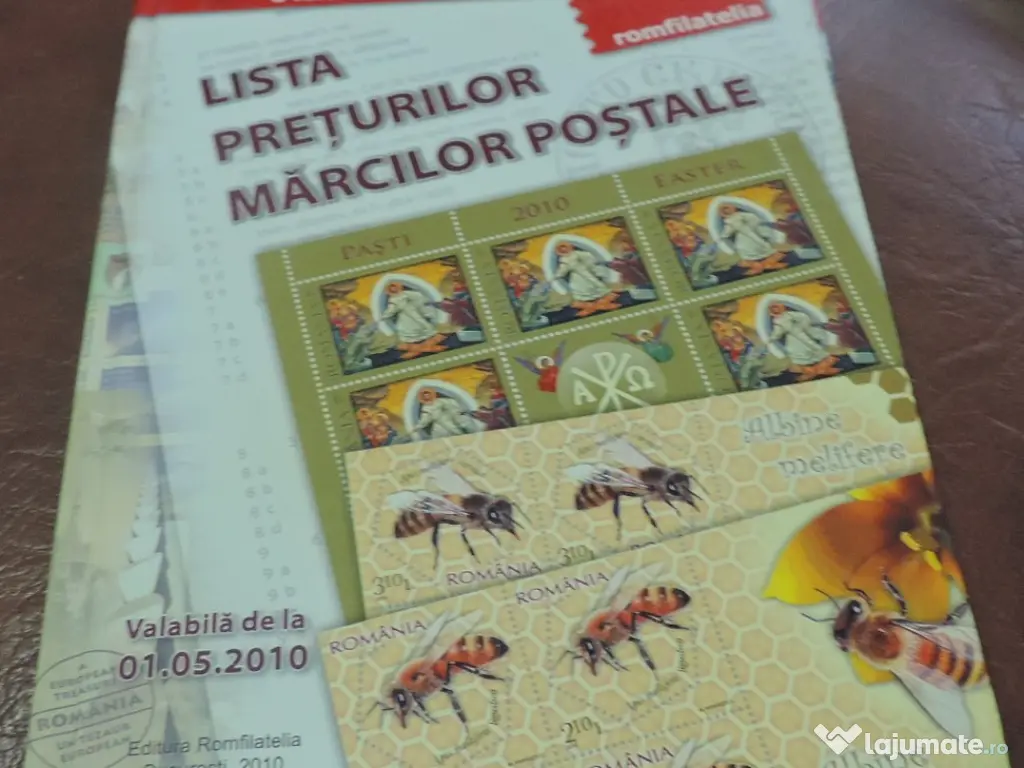 Lista preturilor marcilor postale romania