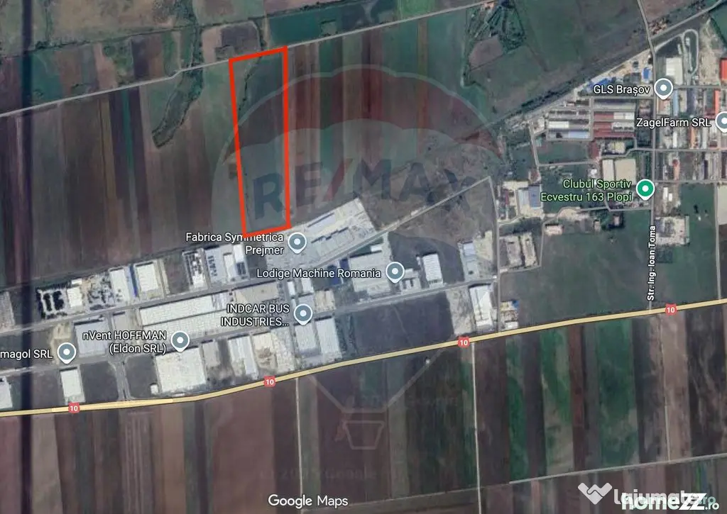 Teren 50.000 mp în Prejmer în spatele parcului industrial