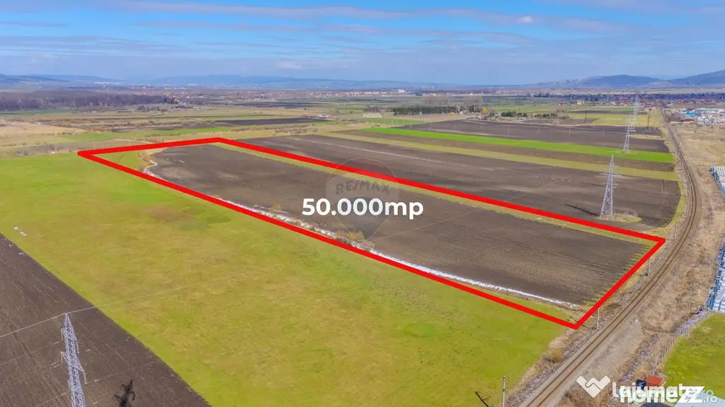 Teren 50.000 mp în Prejmer în spatele parcului industrial