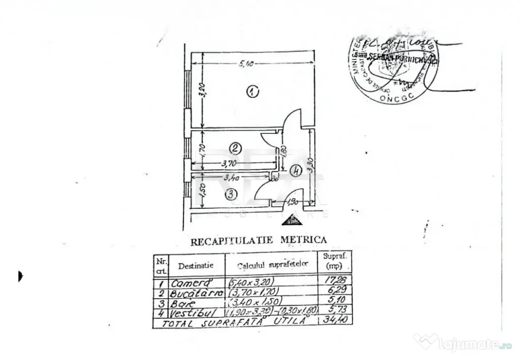 Garsoniera- Bloc Mixt- Petre Ispirescu/Calea Rahovei