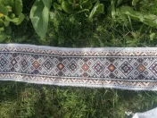 Curea/chimir lată cu mărgele 