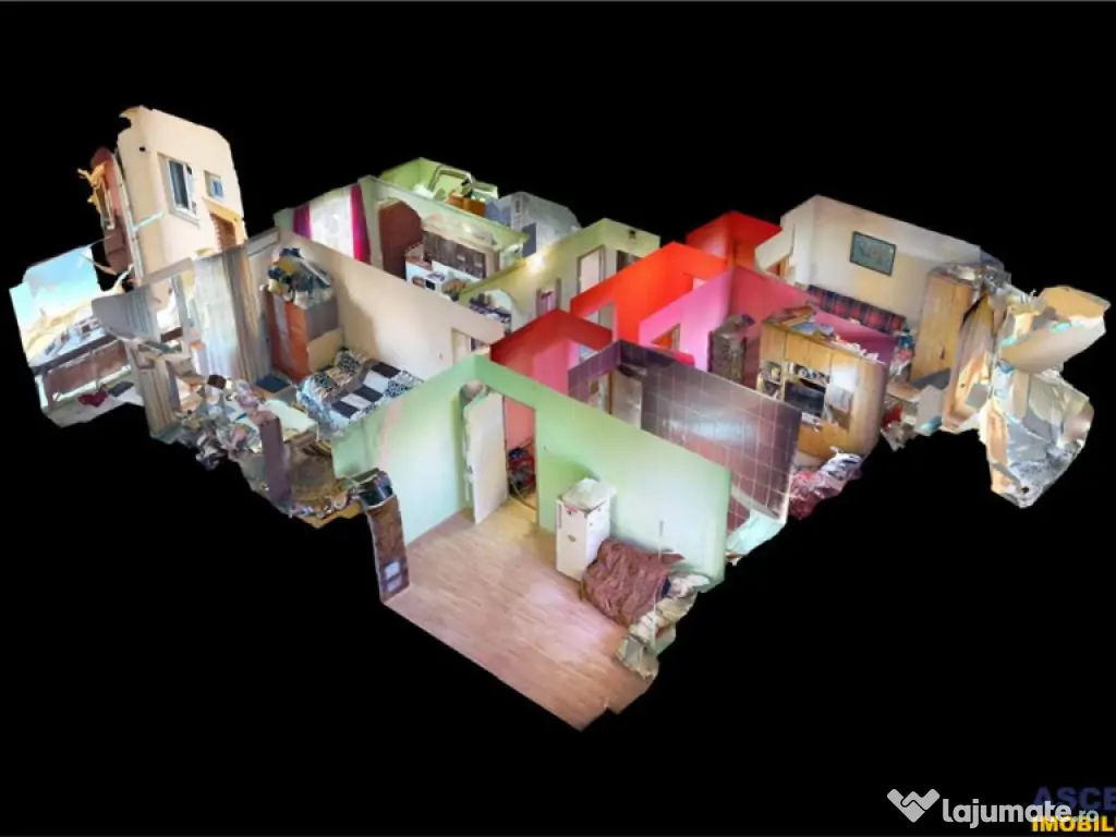 Tur 3D! Apartament 4 camere,2 balcoane,2 bai,zona centrala A