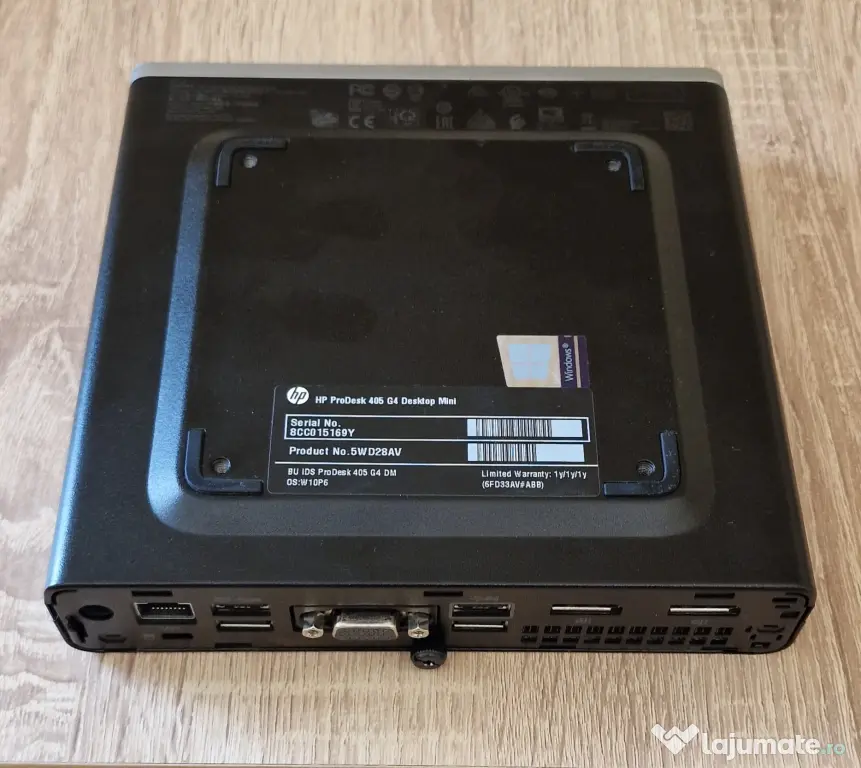 Mini pc hp ryzen 5 cu 16 gb ddr4 m.2 nvme